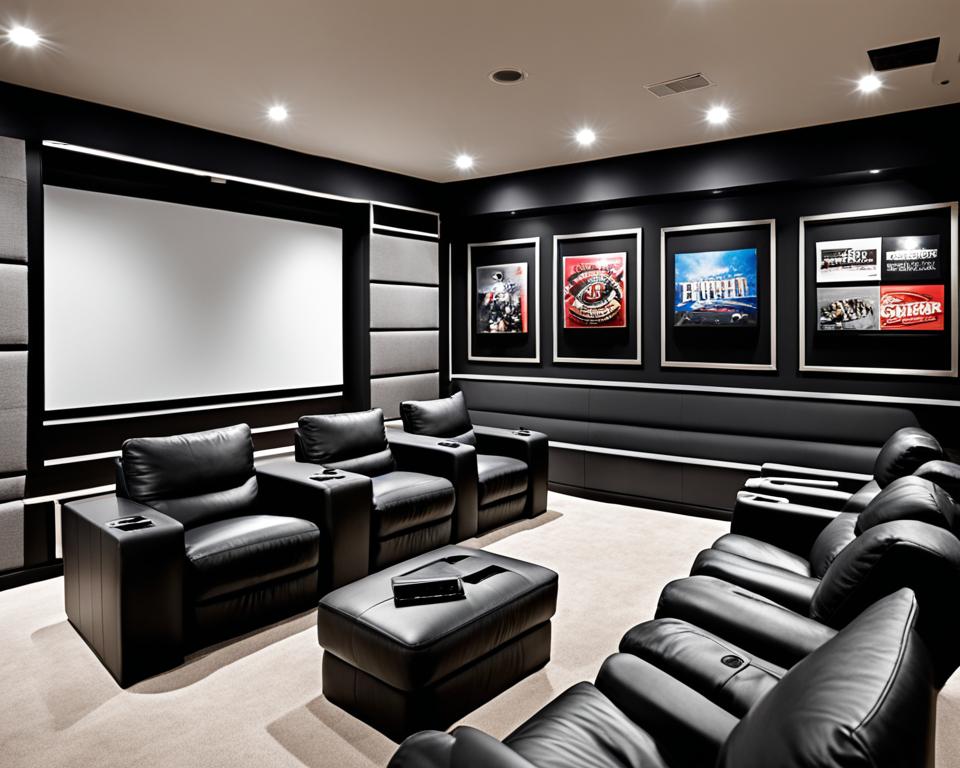 luxury home theater layout
